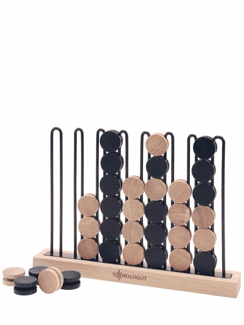 4-in-einer-Reihe esche/kohle