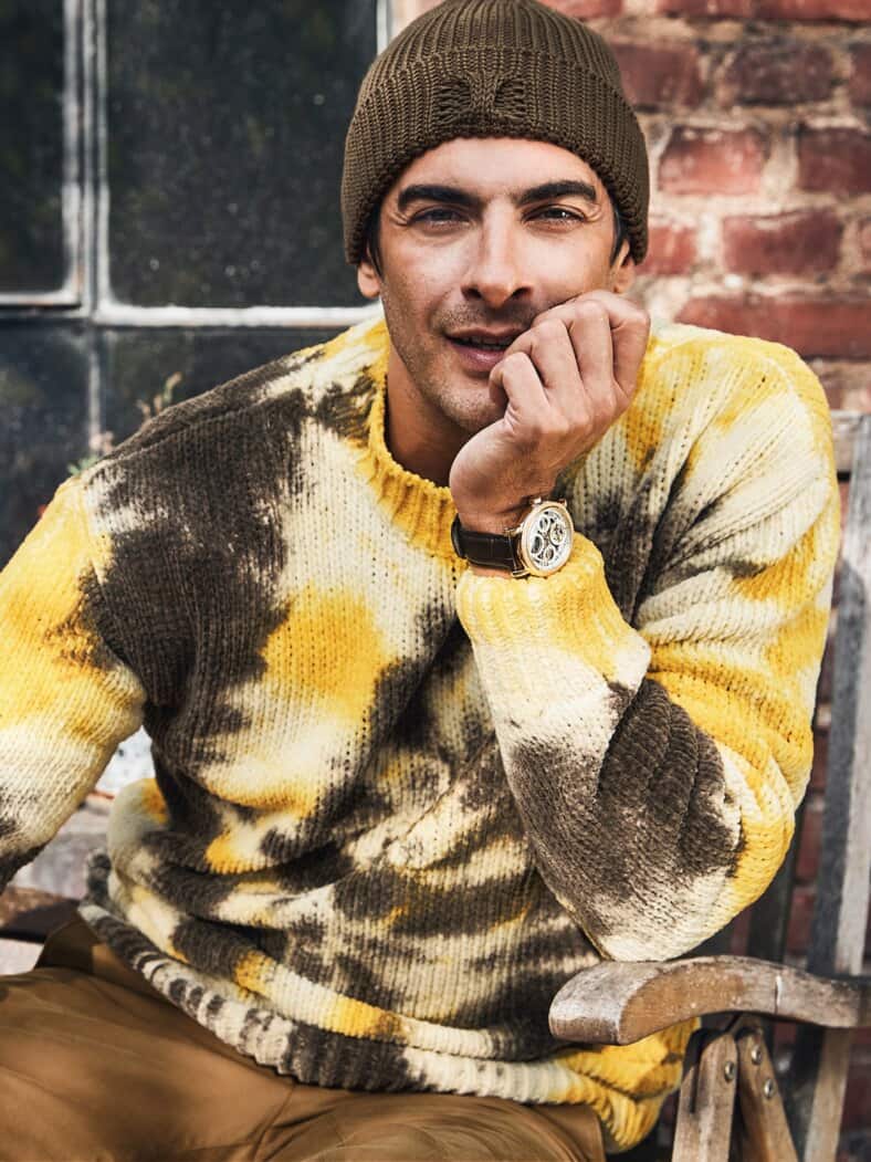 Chronograph The Row tiefbraun/gold