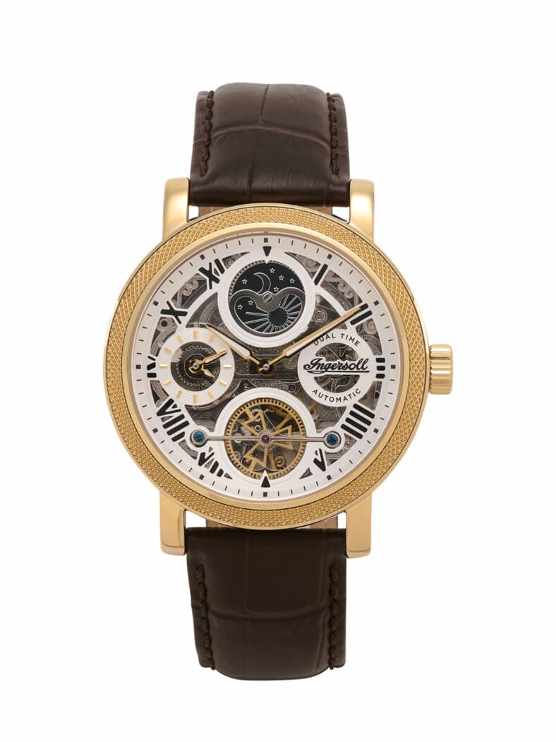 Chronograph The Row tiefbraun/gold