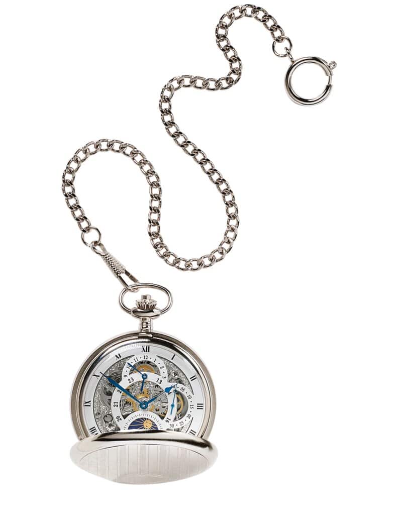 Carls Taschenuhr silber