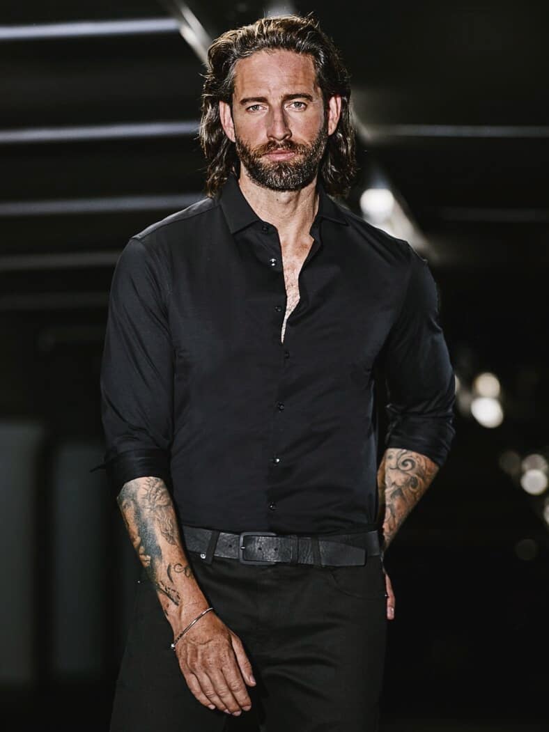 Stahl-Armband silber