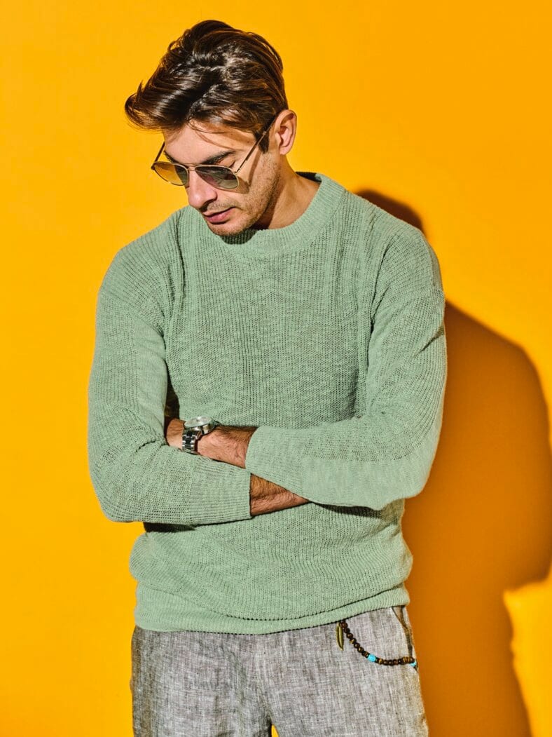 Pilotenbrille Nesselburg gold/walnuss