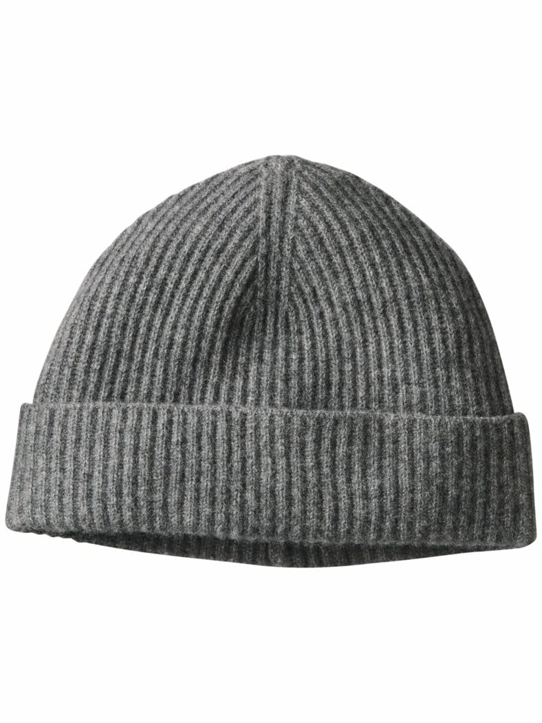 Luxusgut-Mütze grau-melange
