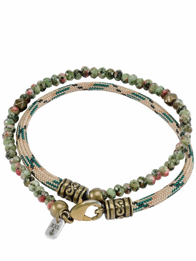 Barcelona-Talisman moosgrün/messing