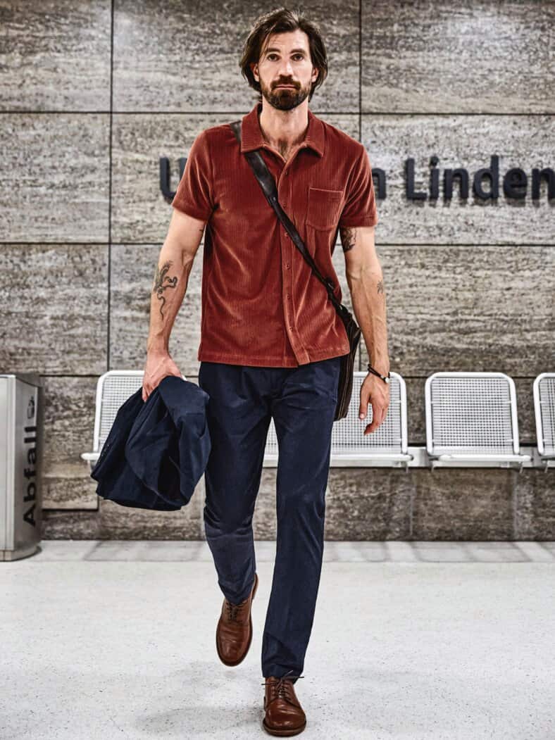 Arrows Lederarmband braun