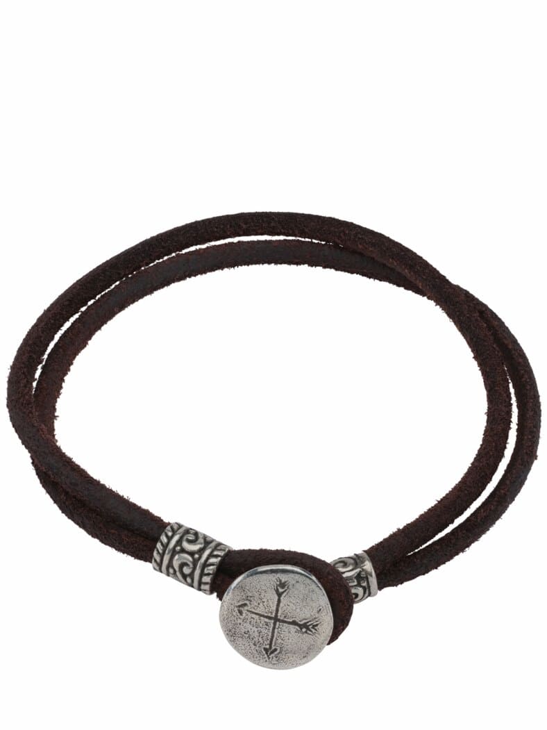 Arrows Lederarmband braun