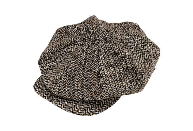 Produktaufnahme der Schiebermütze Newsboy Cap Whiskey