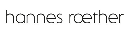 Schwarzer Text "hannes roether" auf weißem Hintergrund in moderner, serifenloser Schrift.