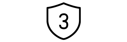 Ein einfaches, schwarzes Herzsymbol auf weißem Hintergrund.
